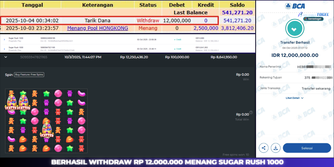 BUKTI JACKPOT BERASTOGEL SLOT