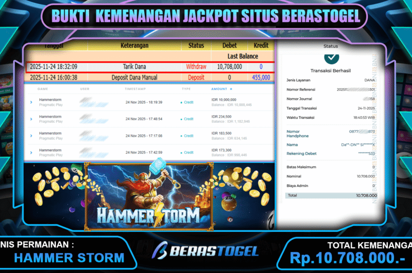 BERASTOGEL SLOT KASIH MENANG
