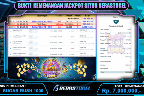 7 JUTA DIKASIH BERASTOGEL