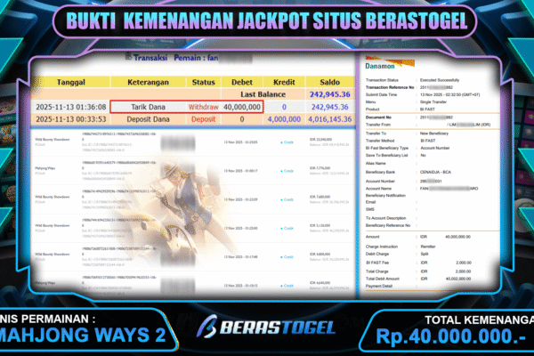 SLOT DIJAMIN GACOR BERASTOGEL