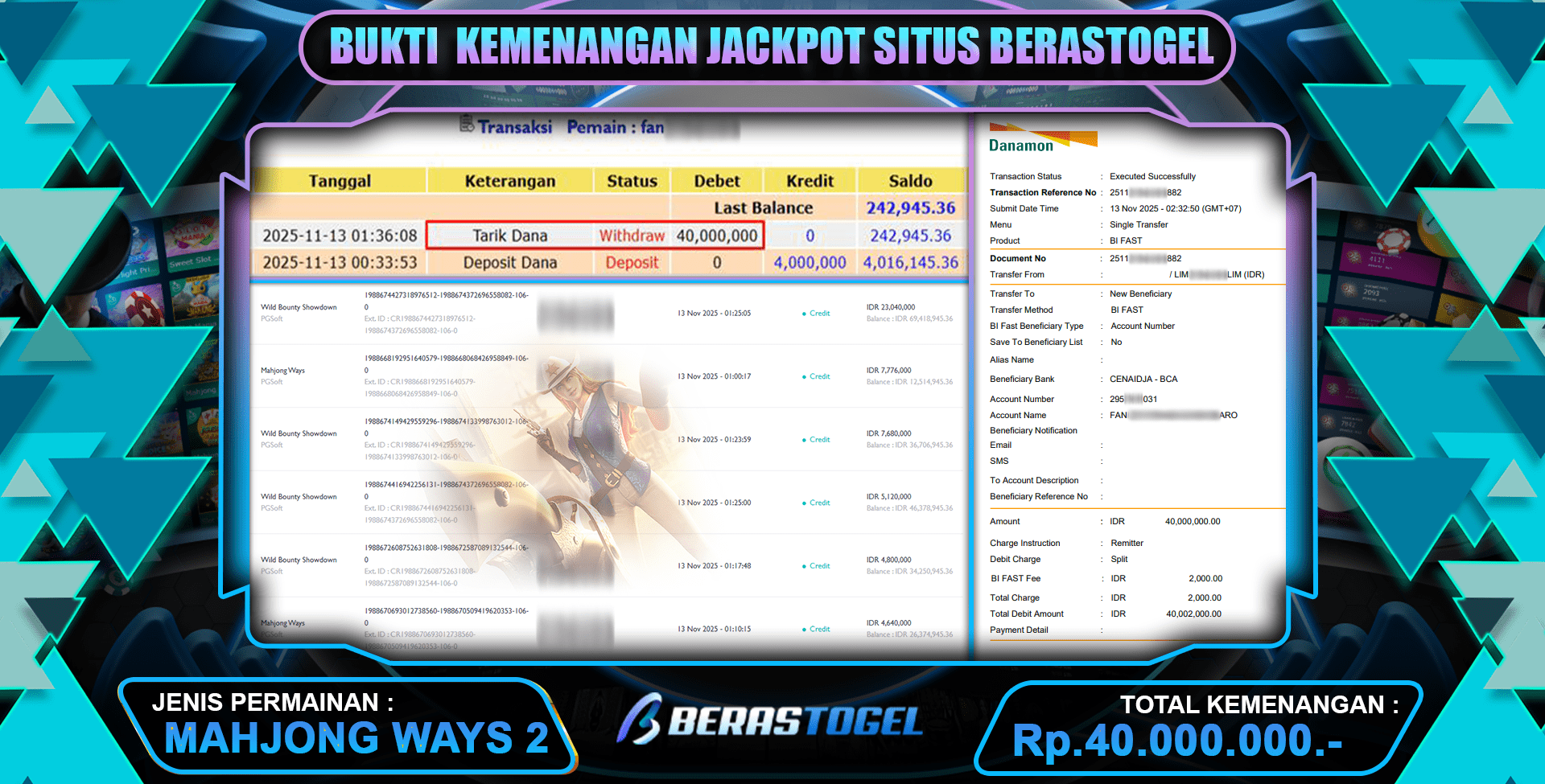 SLOT DIJAMIN GACOR BERASTOGEL