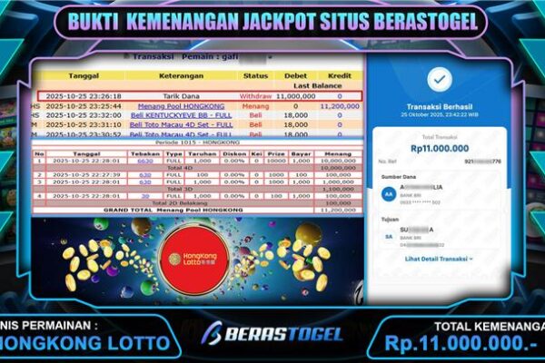 MENANG KELUARAN HONGKONG BERASTOGEL