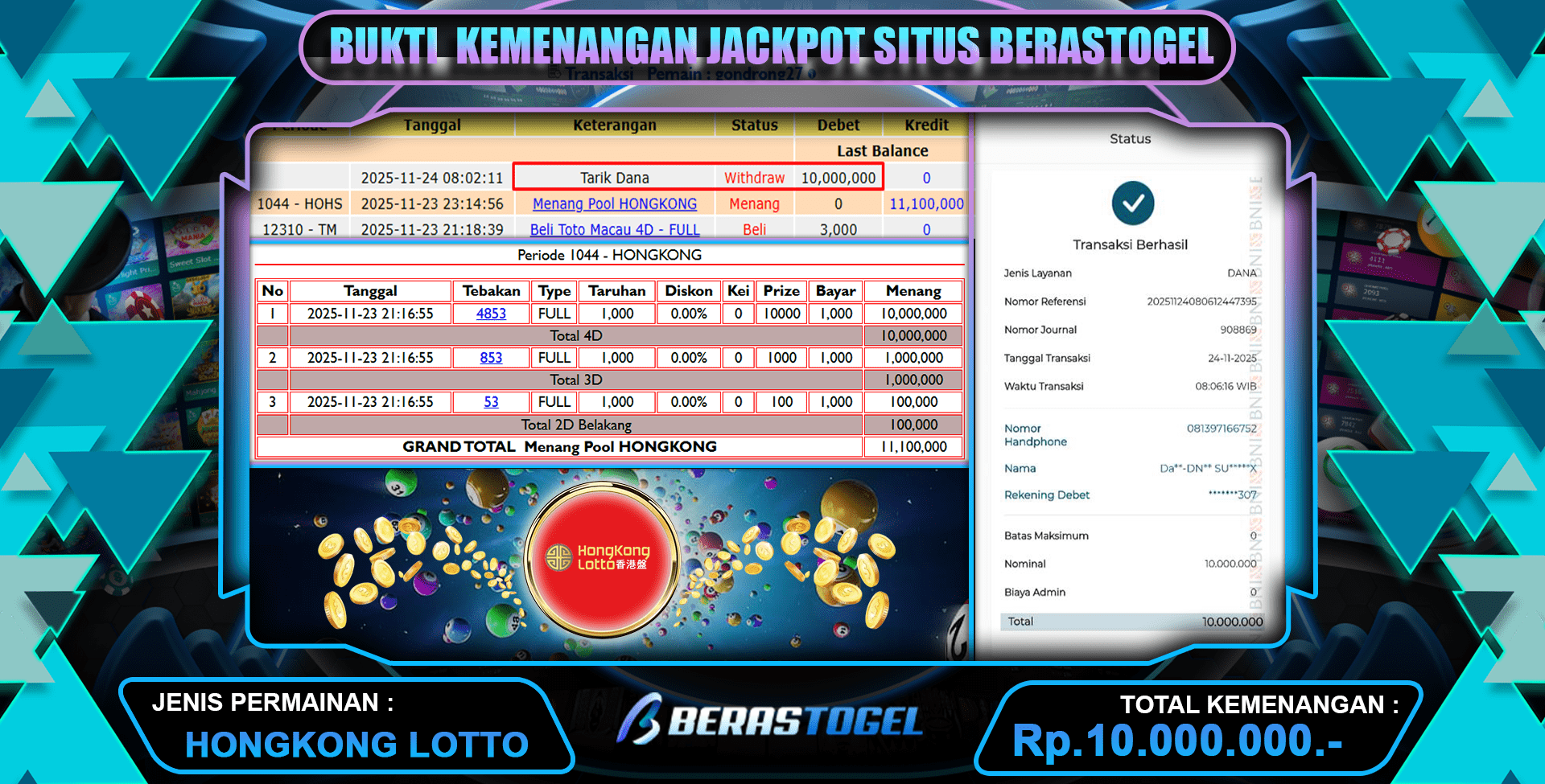 MENANG HONGKONG LOTTO BERASTOGEL