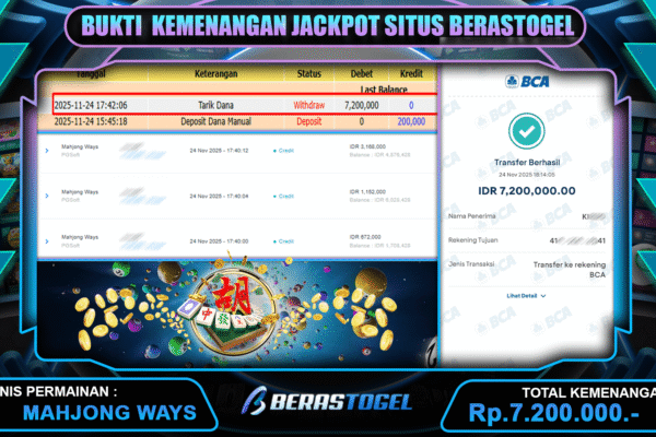 BERASTOGEL SLOT MAHJONG WAYS