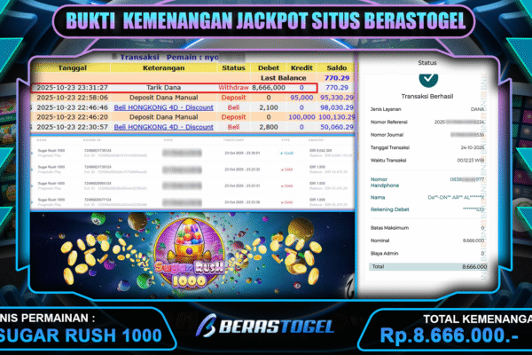 SLOT MODAL RECEH BERASTOGEL