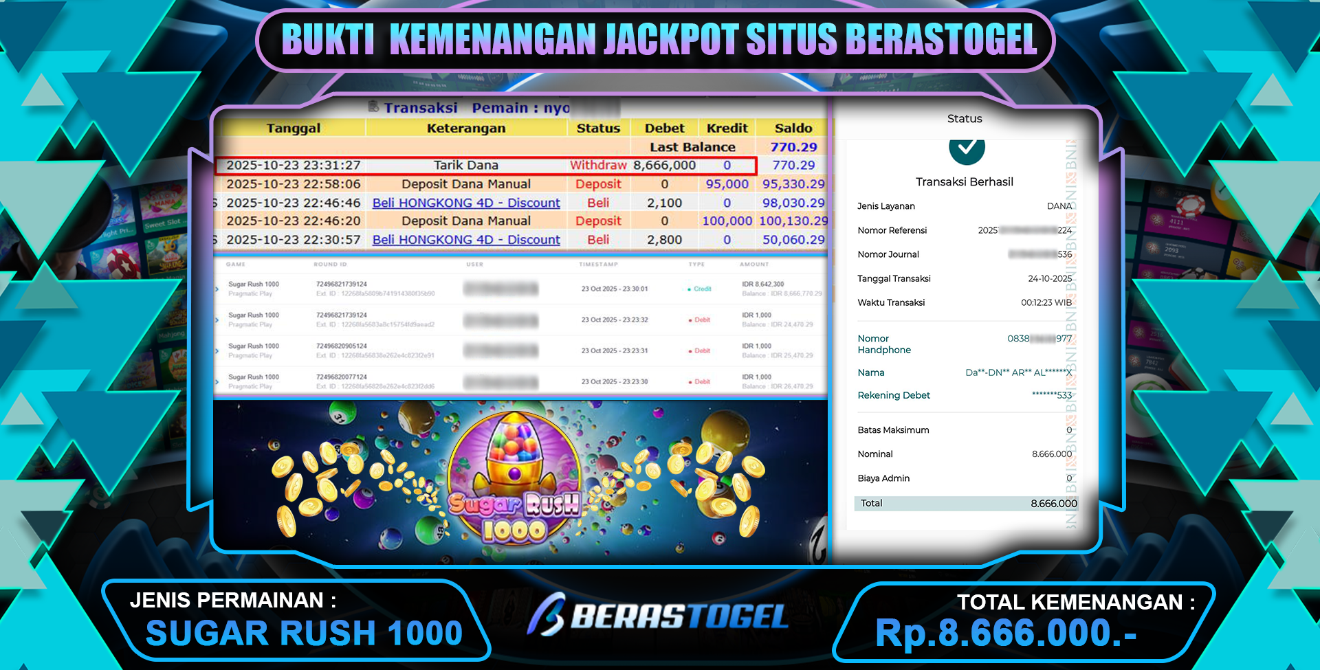 SLOT MODAL RECEH BERASTOGEL