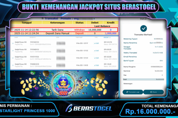 16 JUTA DIKASIH BERASTOGEL