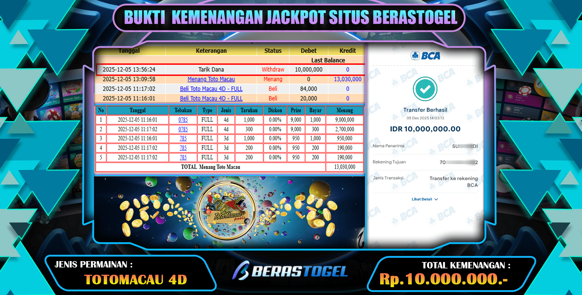 JACKPOT TOGEL PASTI DIBERASTOGEL