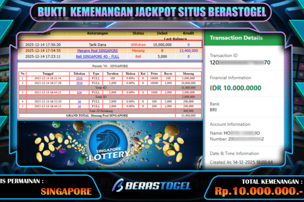 HOKI DI TOGEL SINGAPORE