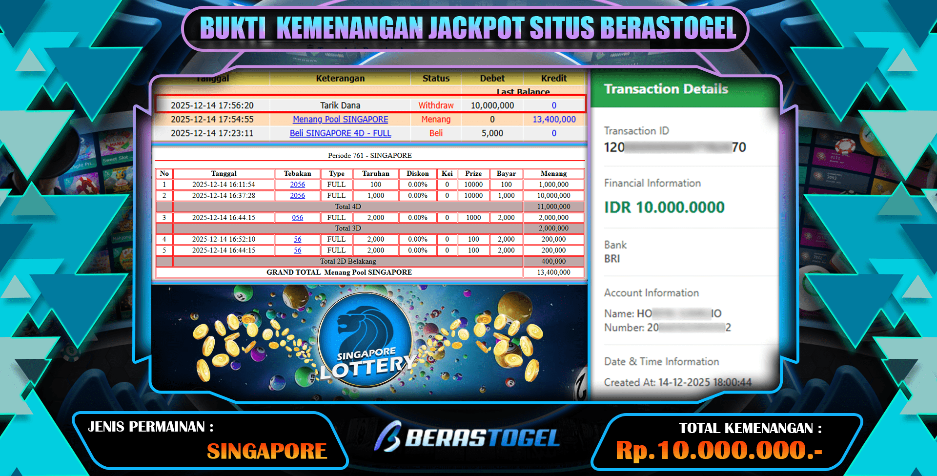 HOKI DI TOGEL SINGAPORE