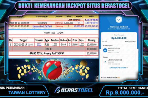 BUKTI MENANG TOGEL BERASTOGEL