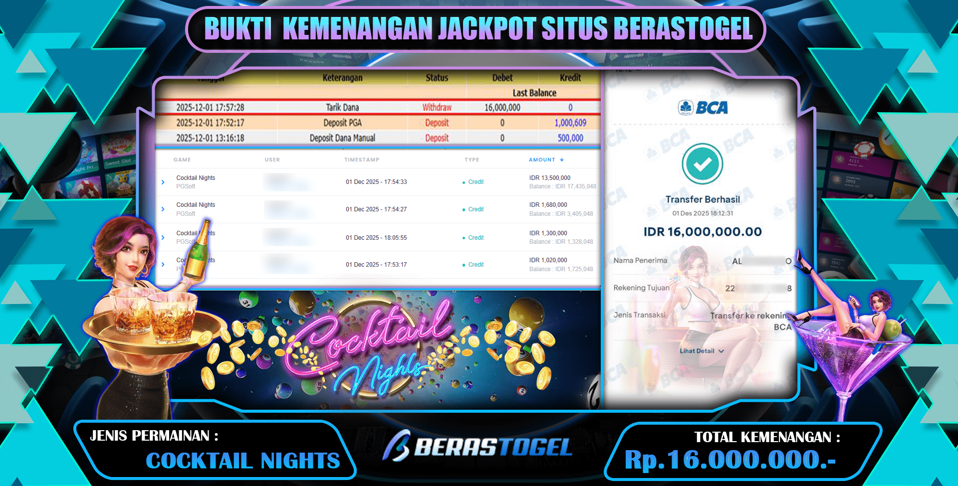 JACKPOT DI SITUS BERASTOGEL
