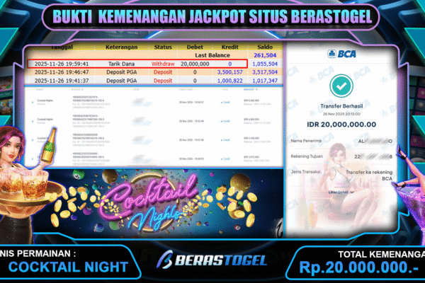 PEMAIN BERASTOGEL JACKPOT SLOT