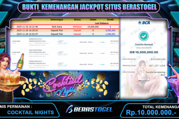 JACKPOT BESAR COCKTAIL NIGHTS
