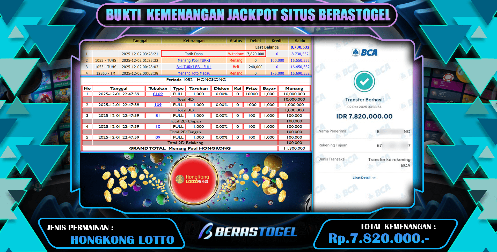 WD HONGKONG LOTTO BERASTOGEL