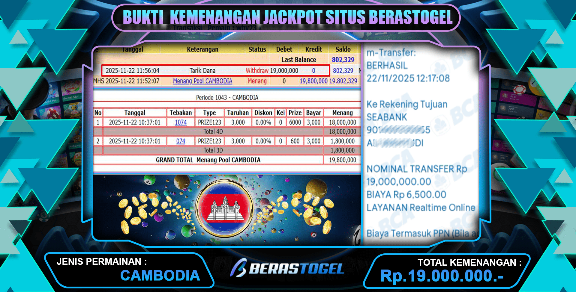 BUKTI TOGEL CAMBODIA BERASTOGEL
