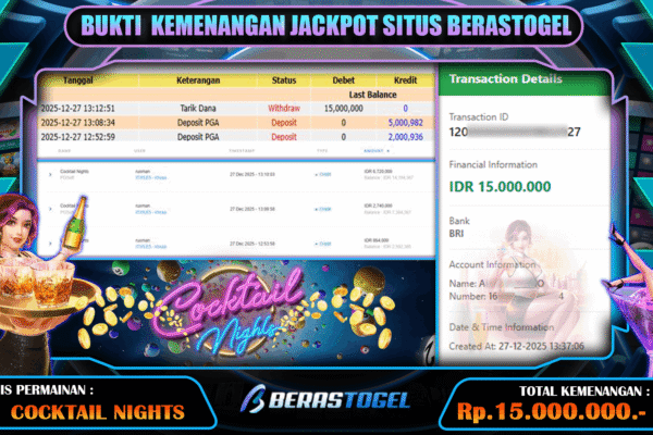 MEGA WIN DI BERASTOGEL