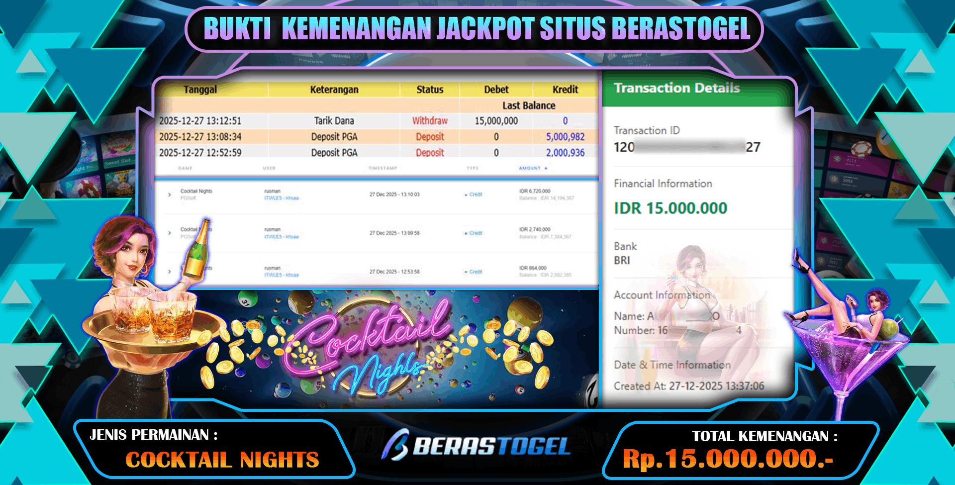 MEGA WIN DI BERASTOGEL