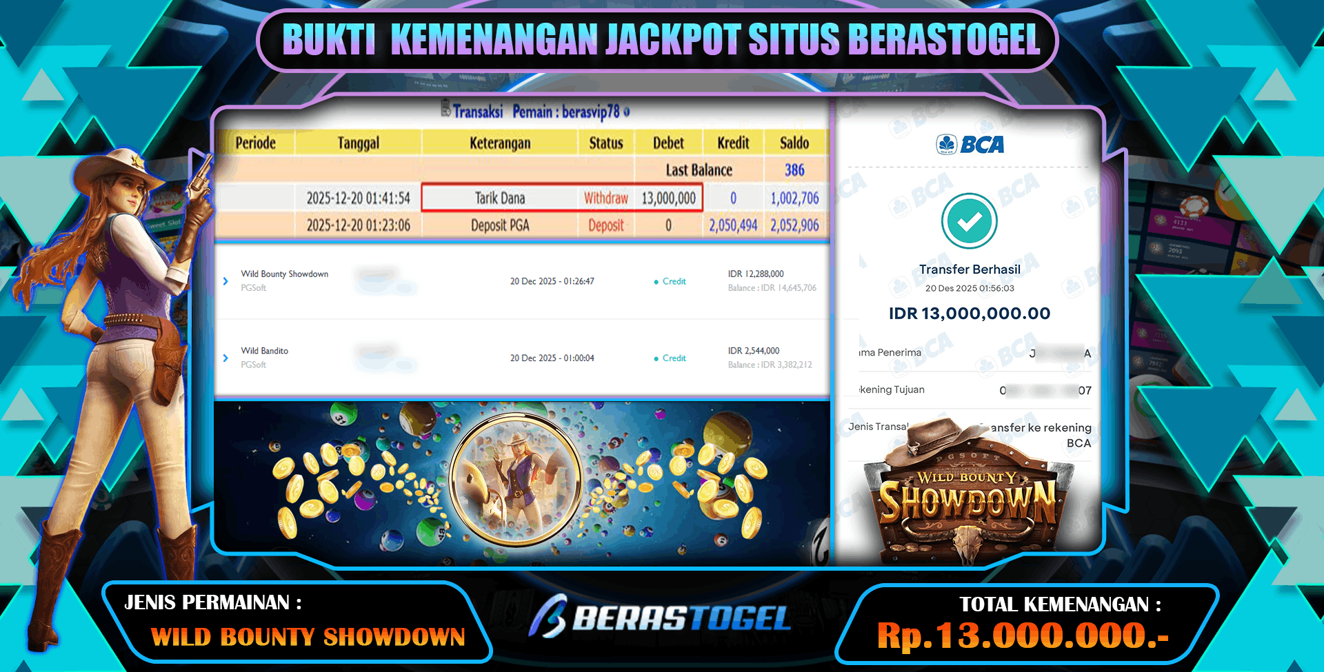 MEGA JACKPOT BERASTOGEL