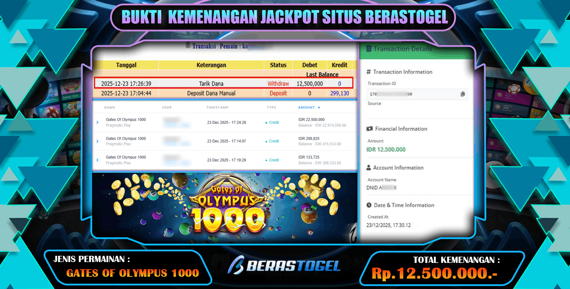 JACKPOT SLOT DI BERASTOGEL
