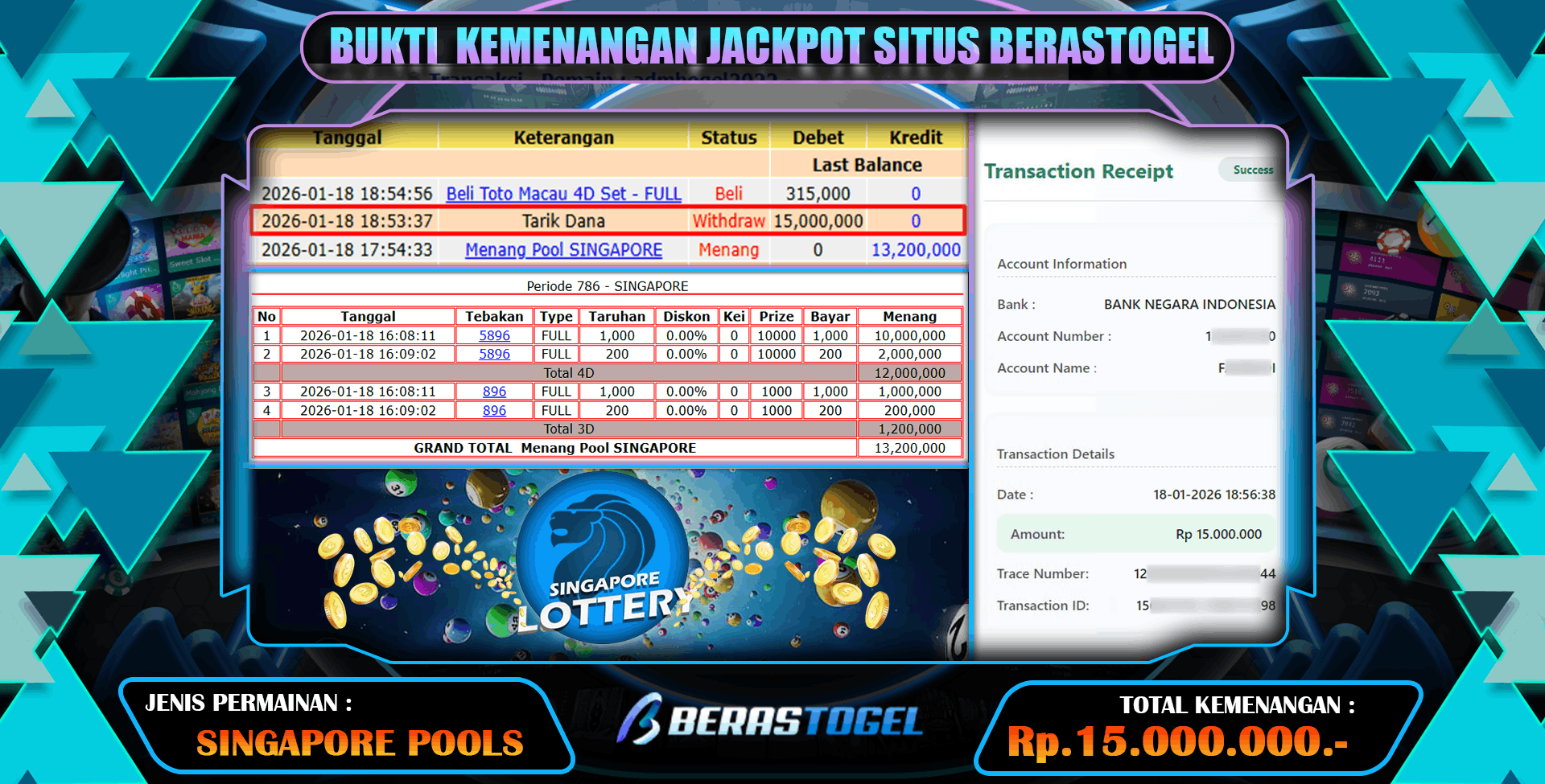 POLA RAIH JACKPOT BERASTOGEL