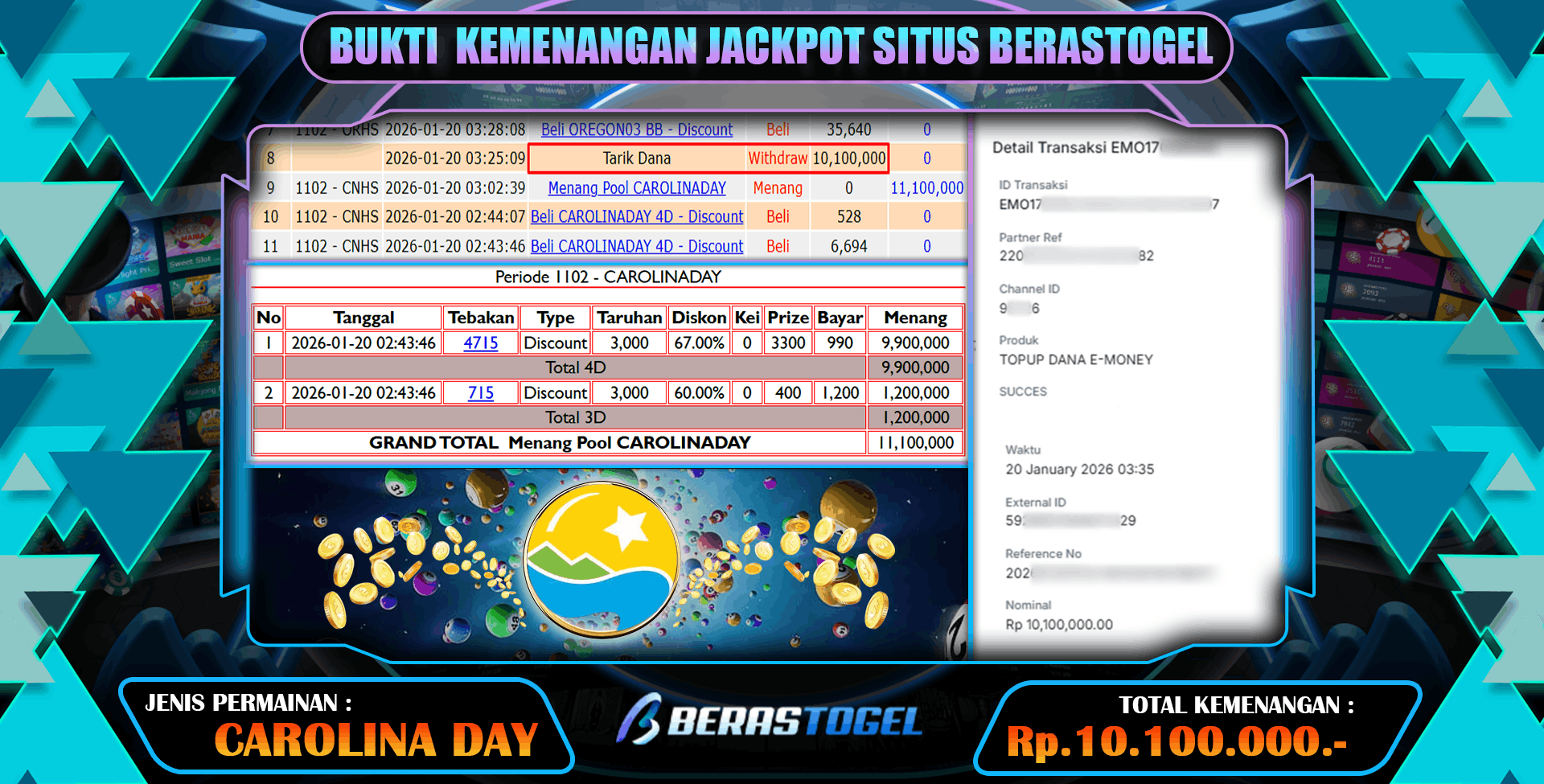 TEMBUS BESAR DI BERASTOGEL