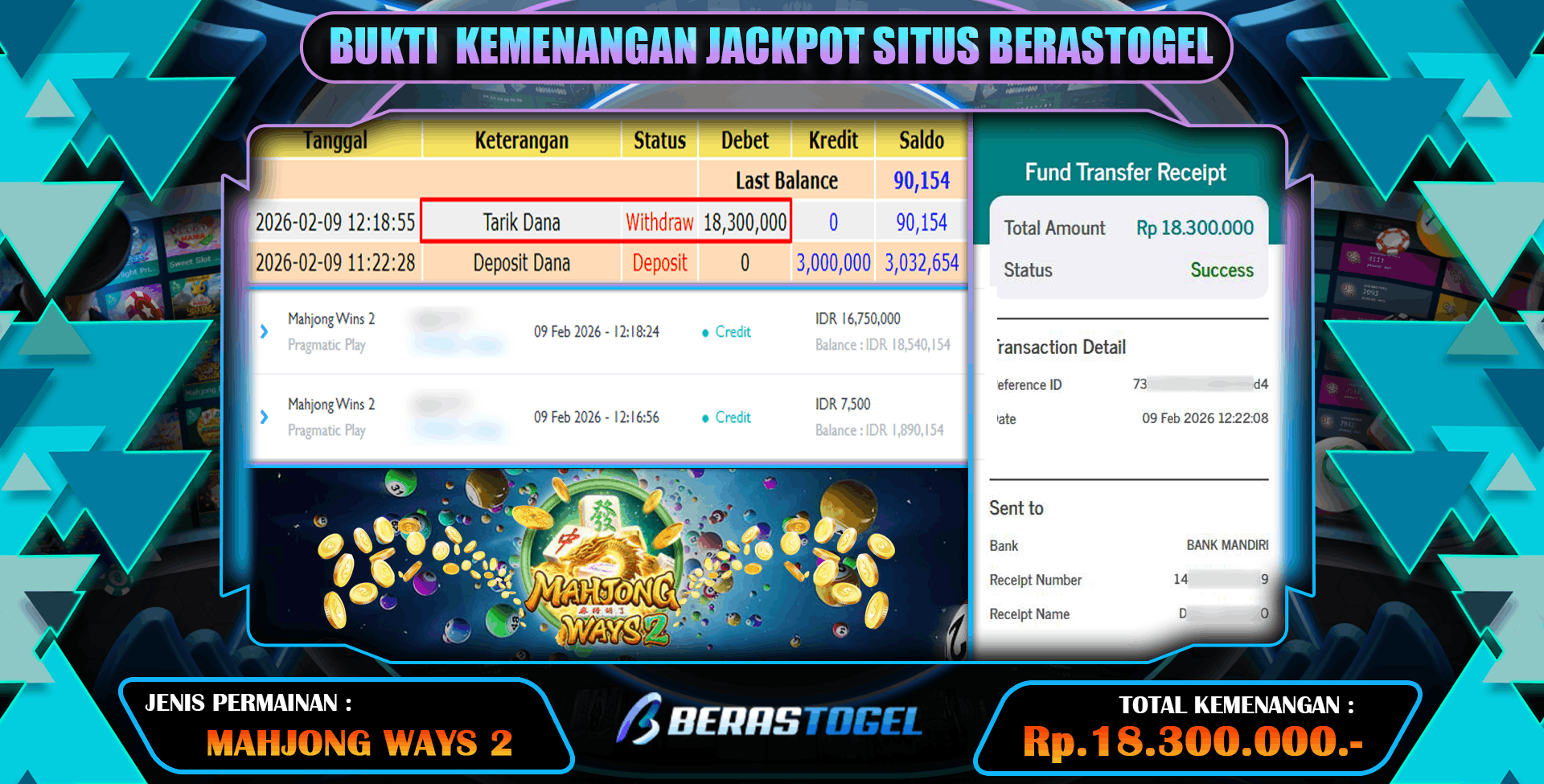 SENSASI JP SLOT BERASTOGEL