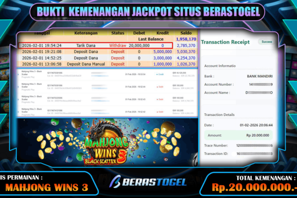 SLOT MAHJONG WINS BERASTOGEL