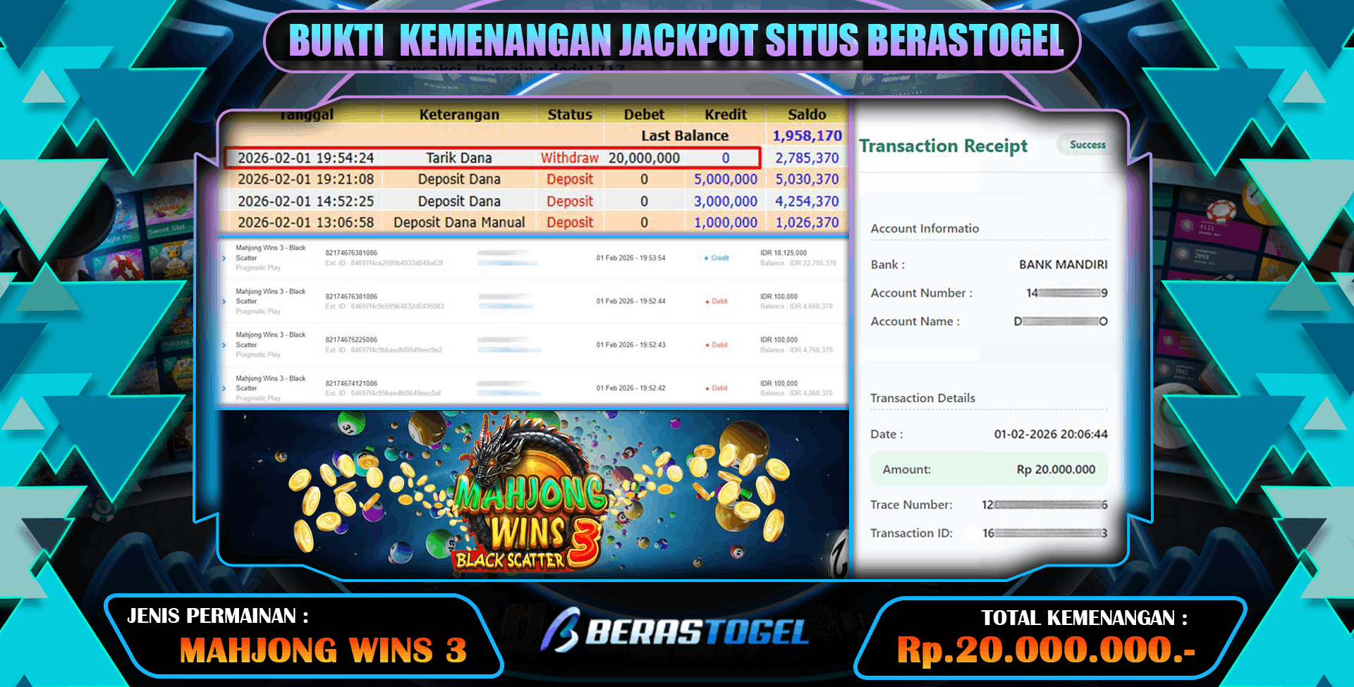 SLOT MAHJONG WINS BERASTOGEL