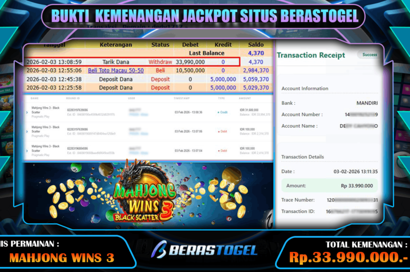 TIPS MENANG DI BERASTOGEL