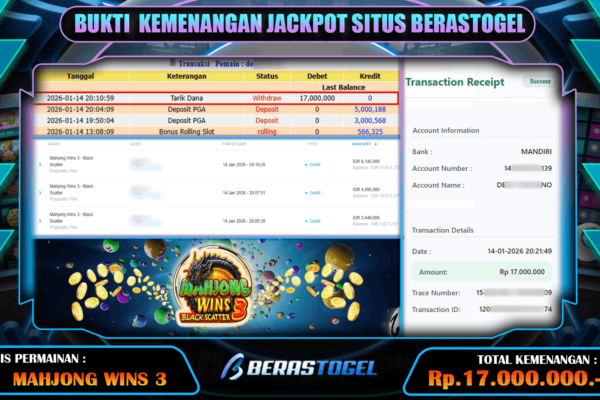 HASIL FANTASTIS DI BERASTOGEL