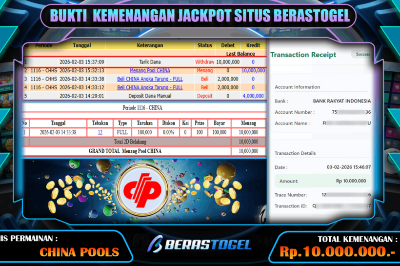 MENANG TOGEL CHINA POOLS
