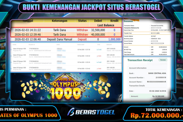 SLOT BERASTOGEL GATES OLYMPUS