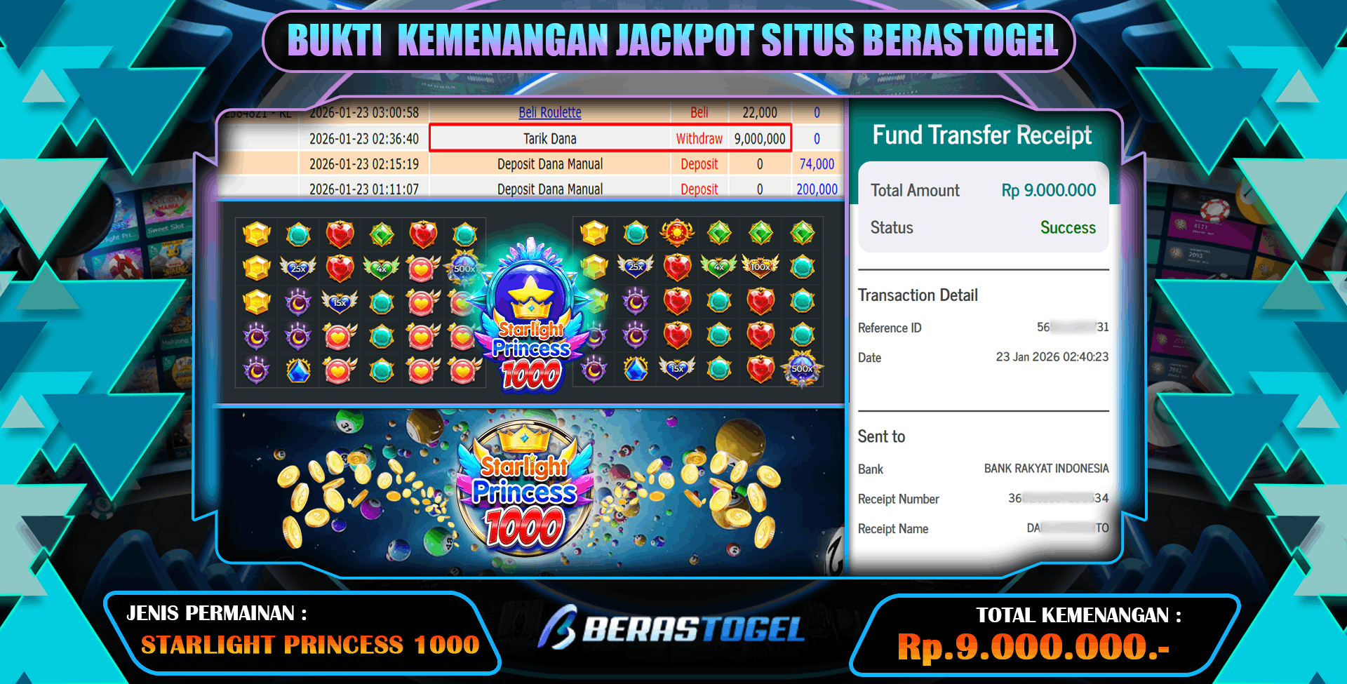 BUKTI GACOR JP BERASTOGEL