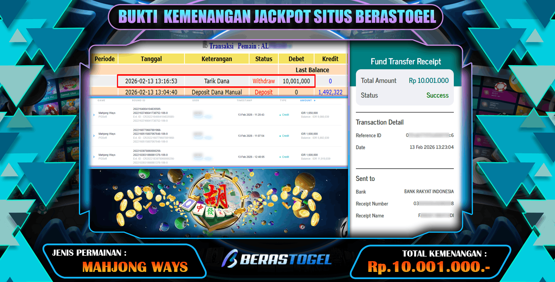 MAHJONG WAYS BERASTOGEL GACOR