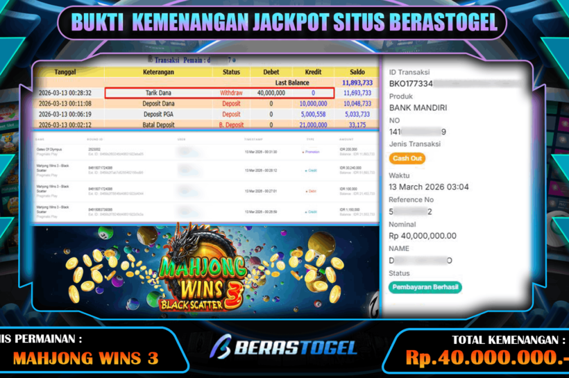 JACKPOT MAHJONG WINS BERASTOGEL