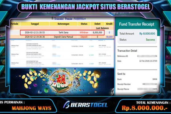 SLOT BERASTOGEL CUAN LUNAS