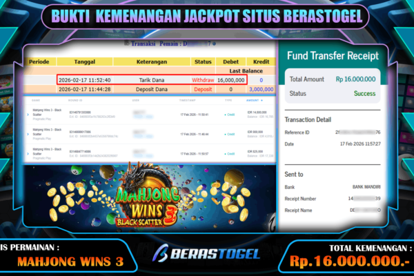 PUAS BANGET MAHJONG BERASTOGEL