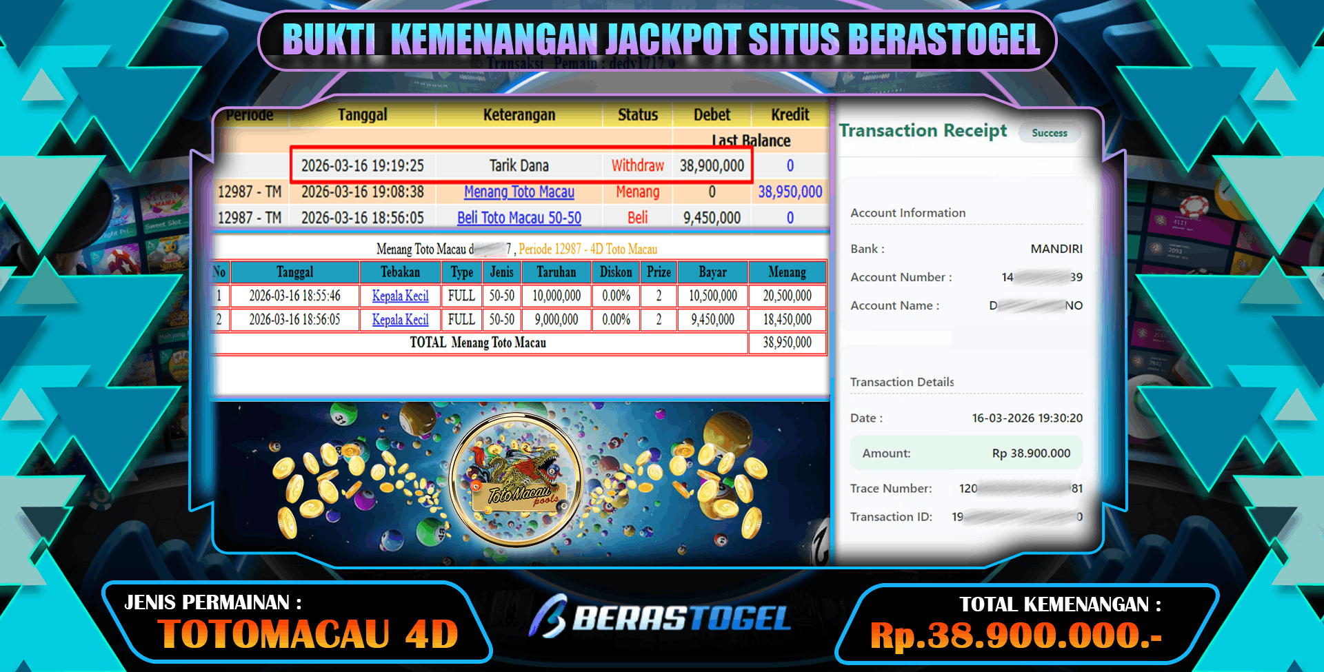 ANTI KALAH TOTOMACAU4D BERASTOGEL