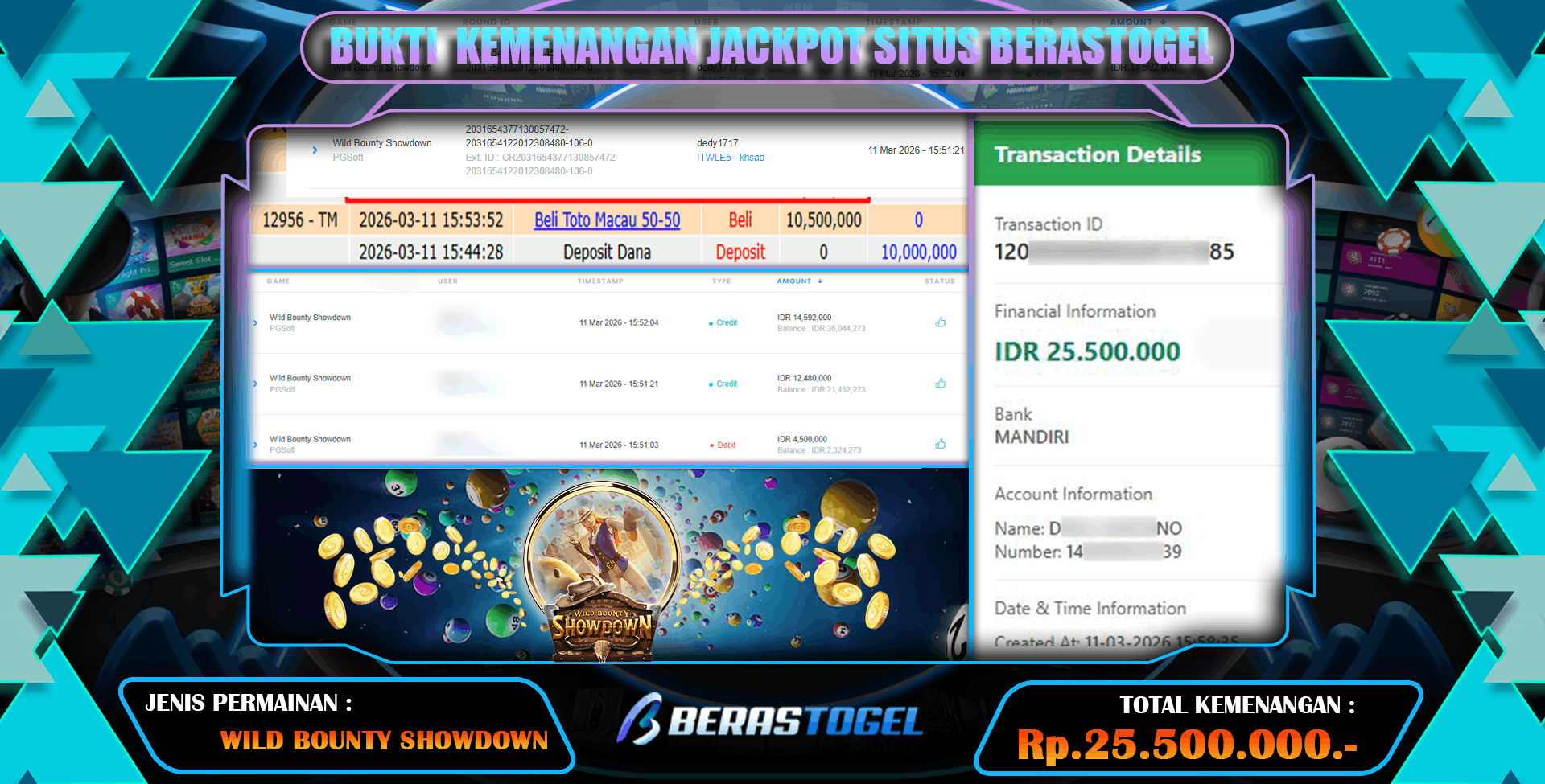 PAUS WILD BOUNTY BERASTOGEL