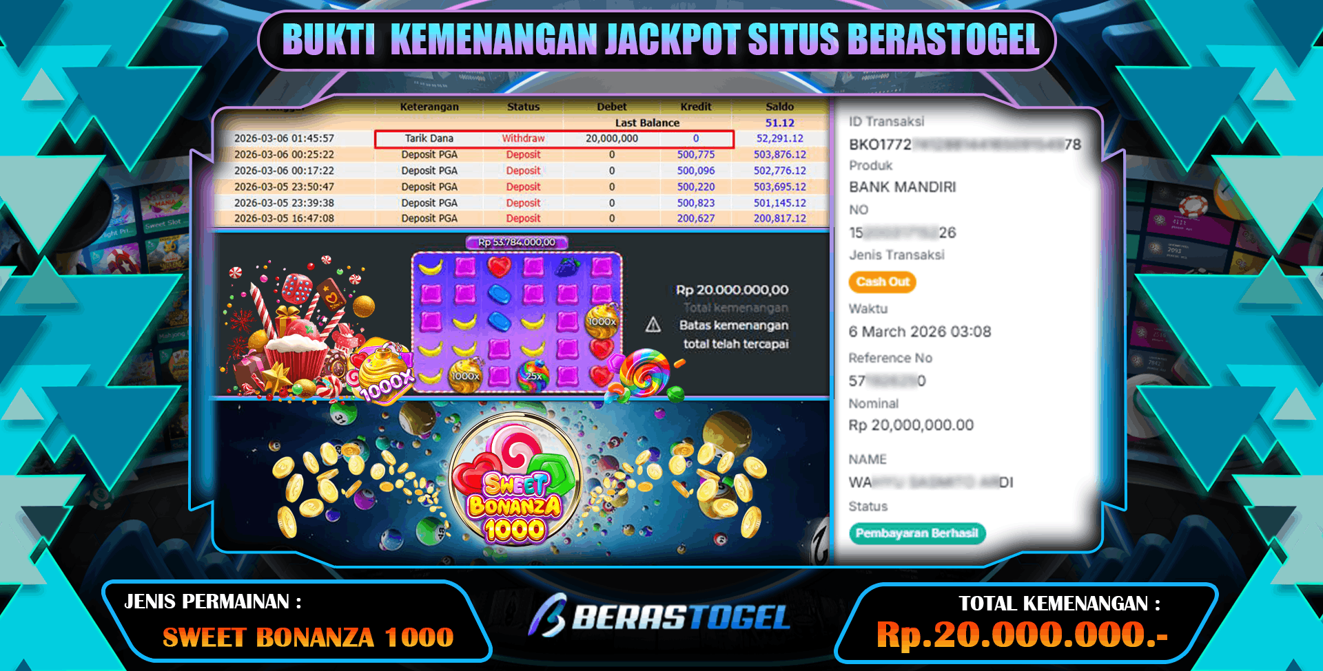 GACOR BONANZA 1000 BERASTOGEL