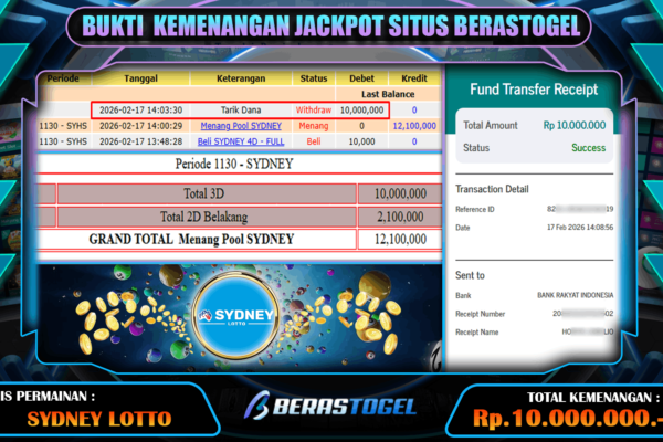 SELALU PUAS SYDNEY BERASTOGEL