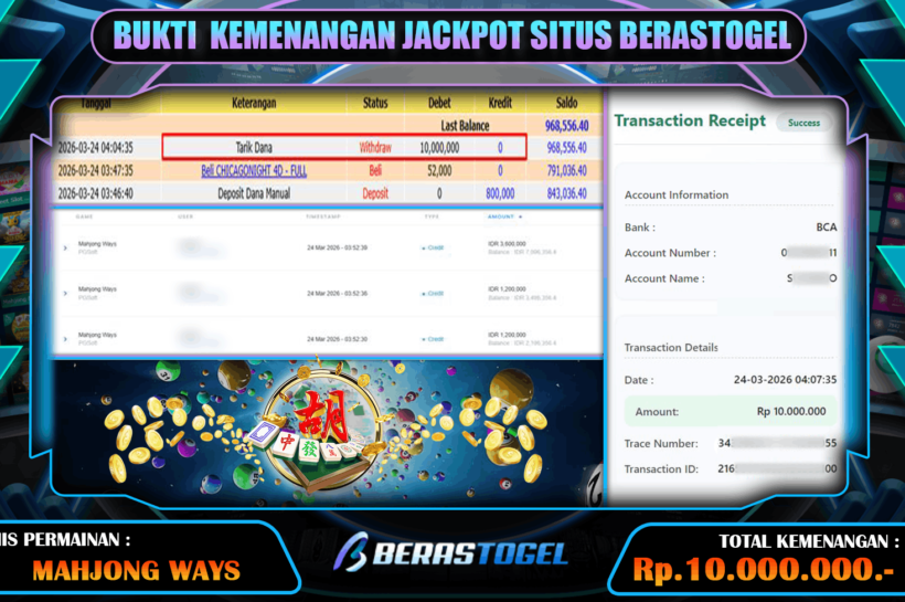 RAHASIA SLOT JACKPOT BERASTOGEL