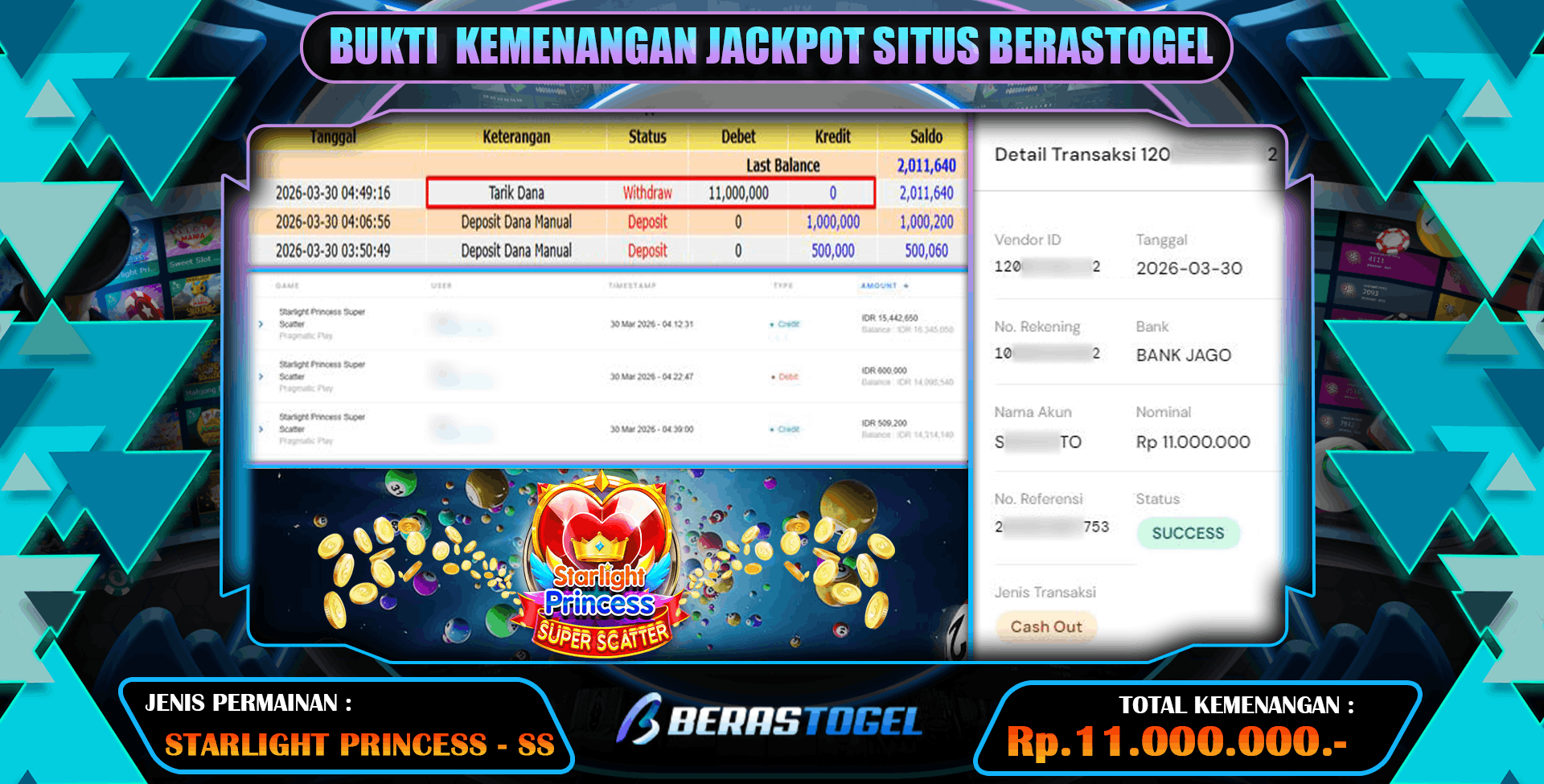 JACKPOT MODAL RECEH BERASTOGEL