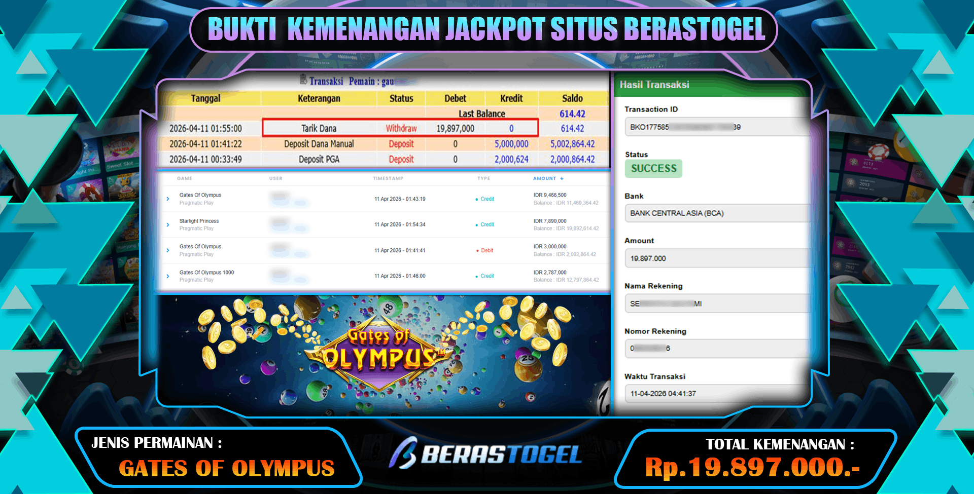JP BERSAMA GATES OF OLYMPUS BERASTOGEL