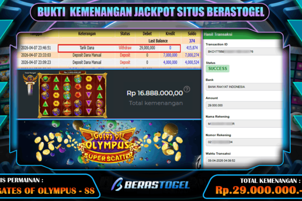 HOKI BANGET SLOT BERASTOGEL