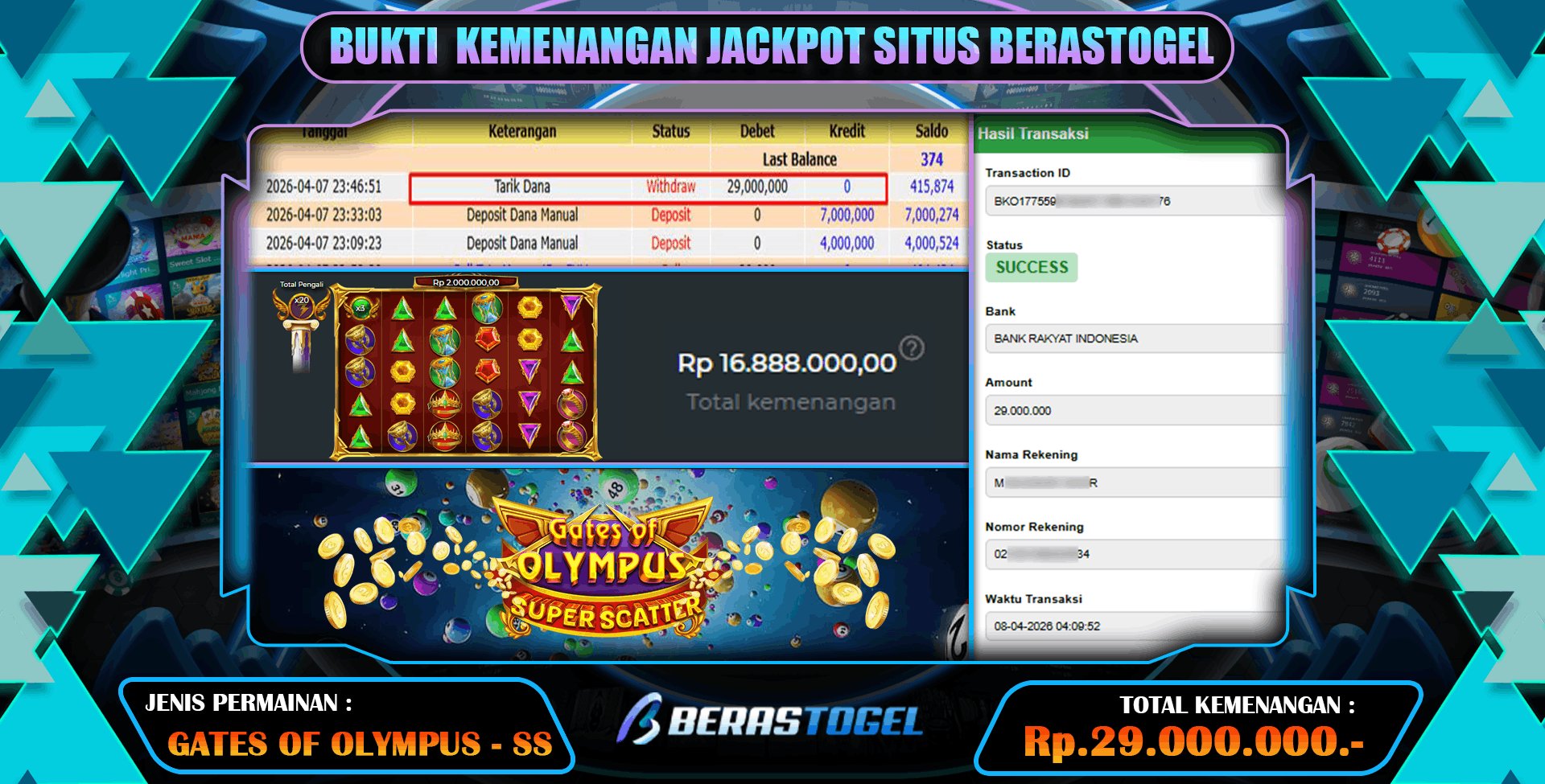 HOKI BANGET SLOT BERASTOGEL