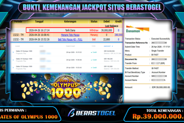 PEMBAYARAN SLOT GATES BERASTOGEL