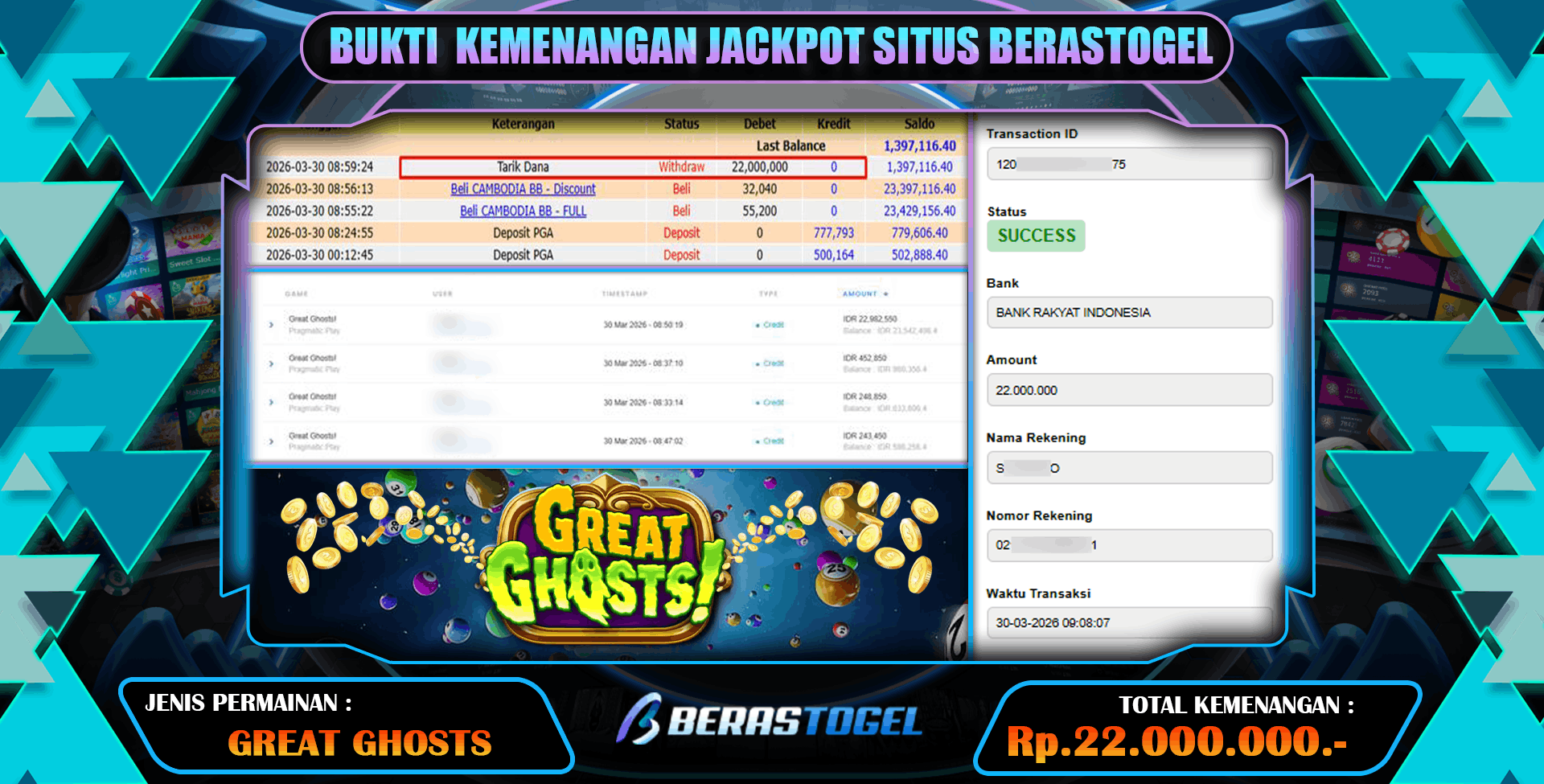 PEMBUKTIAN SLOT GACOR BERASTOGEL