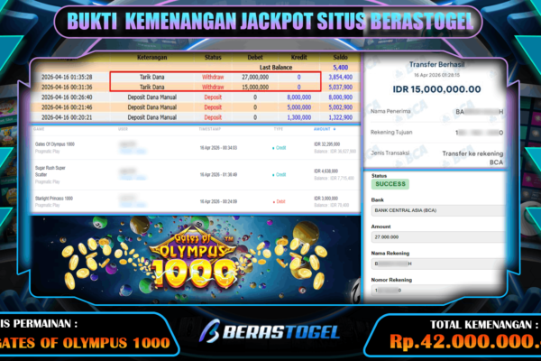 AUTO JADI SULTAN BERMAIN DI BERASTOGEL
